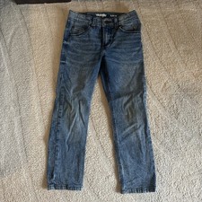 Wrangler Kids Boys Five Star Premium Flex Slim Fit Denim Blue Jeans Size 8 Reg