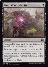 Powerstone Fracture BRO 112 Normal English NM - MTG