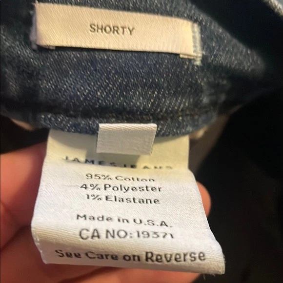 Pantalones Cortos de Jean James Jeans Azul Envejecido Corte 26 Pantalones Cortos Venice Western Nuevo sin Etiquetas Foto 4 de 4