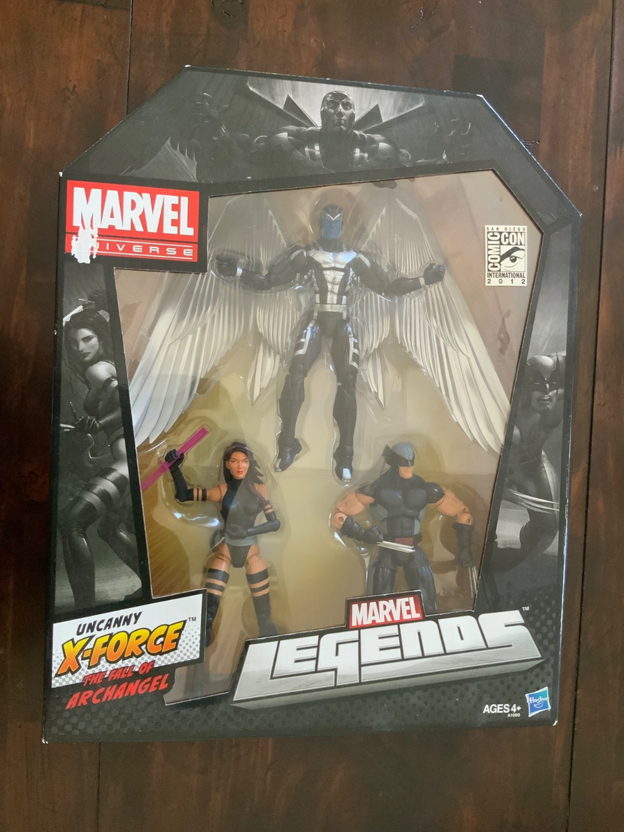 Marvel Legends Uncanny X FORCE ARCHANGEL 3-PACK SDCC 2012