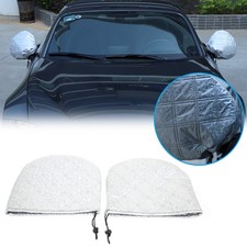 Silver Rearview Protection Cover Winter Snowproof Accessory For Mazda MX-5 16-23