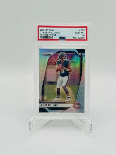 2024 Panini Prizm Caleb Williams #301 Silver PSA 10