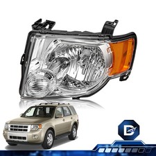 For 2008 2009 2010 2011 2012 Ford Escape Suv Chrome Left Headlight Assembly Lamp For 2008 2009 2010 2011 2012 Ford Escape Suv Chrome Left Headlight Assembly Lamp