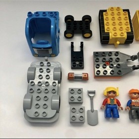 Lego Duplo Town Construction 10812 Dump Truck & Tracked Excavator Complete Set