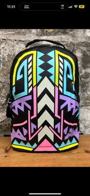SPRAYGROUND A.I. PATH TO THE FUTURE III - SANDFLOWER COLLAB GLOW IN THE DARK NEW