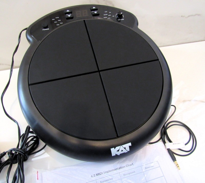 KAT KTMP1 4-Pad Electronic Drum Pad Mint Condition w/ Power & Headphone Adapter