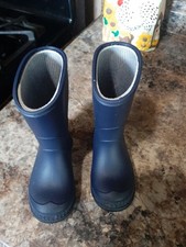 Kamik Stomp Toddler Waterproof Rain Boots Navy Baby Toddler Size 5 EUC