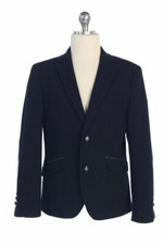 NEW Navy Blue dinner blazer suit for boys with tags Poly / Cotton blend