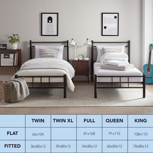 Microfiber Flat Bed Sheets (6 Pack), Color and Size Options, Color Coded Hem - Picture 5 of 45