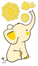 Baby Elephant 3D Essential Scrapbook Stickers