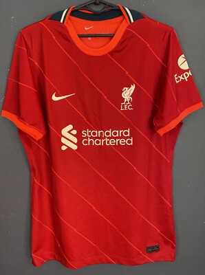 WOMENS LADY NIKE FC LIVERPOOL 2021/2022 HOME SOCCER FOOTBALL SHIRT