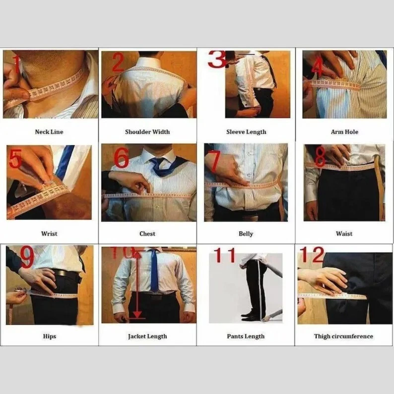 Reloj Negro Personalizado Tartán 3 Piezas Escocés Esmoquin Traje para Hombres Boda Personalizar Foto 3 de 4