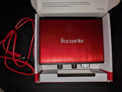 Focusrite Box Focusrite Scarlett Solo 2nd Gen USB Audio Interface With Original Box ...