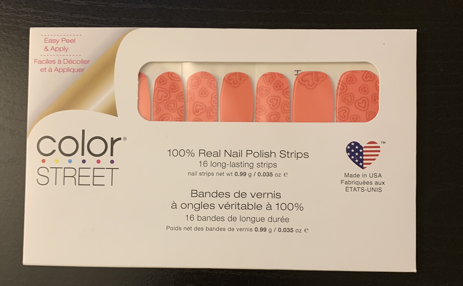 Color Street Nail Polish Strips Heartthrob Valentines Day | eBay