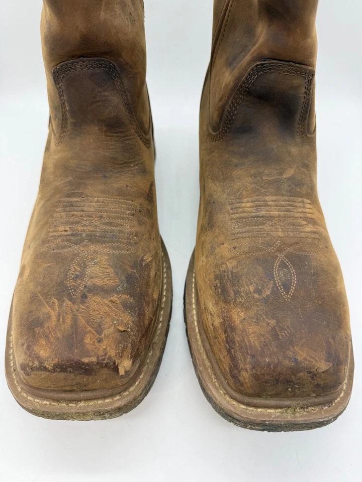 Carolina Hombres Actuador 11" Met Guard Compuesto Punta Bota de Trabajo 13D Cuero Marrón Foto 3 de 4