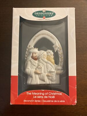 The Meaning of Christmas Three Wise Men Ornament American Greetings Designer Col