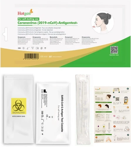 Hotgen Antigen Selbsttest Nasal Schnelltest Corona Laientest Covid 11/10/26 Test - Bild 5 von 6