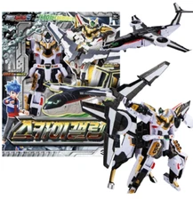 Metal Cardbot S Sky Gallop Korean Transforming Robot Plane Toy SAMG Mecha