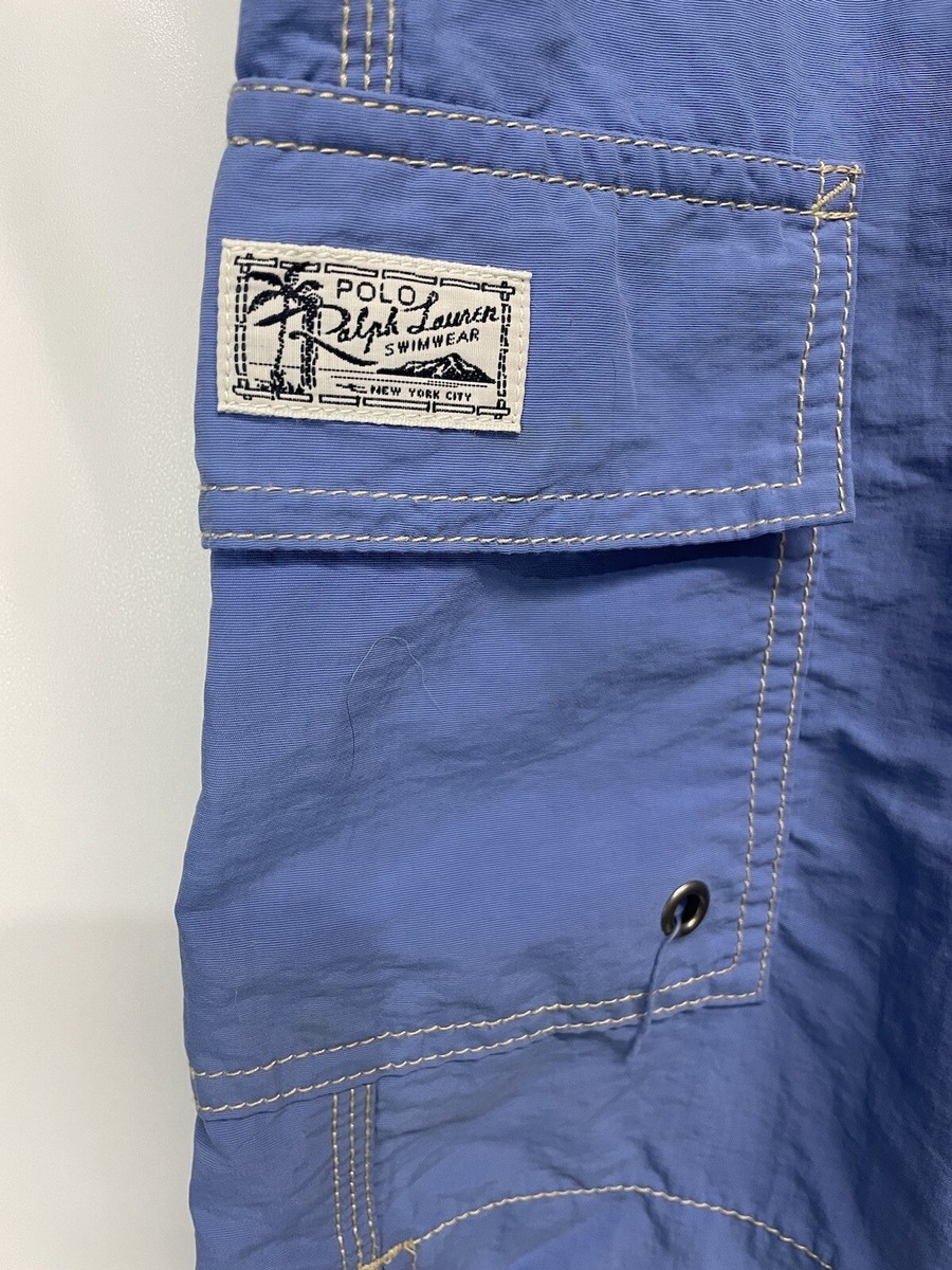 Polo Sport Ralph Lauren Blue Swim Board Shorts Trunks Lined