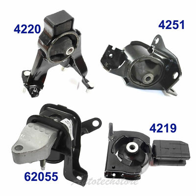 4PCS Set Engine Motor & Transmission Mount 2000-2005 For Celica GT