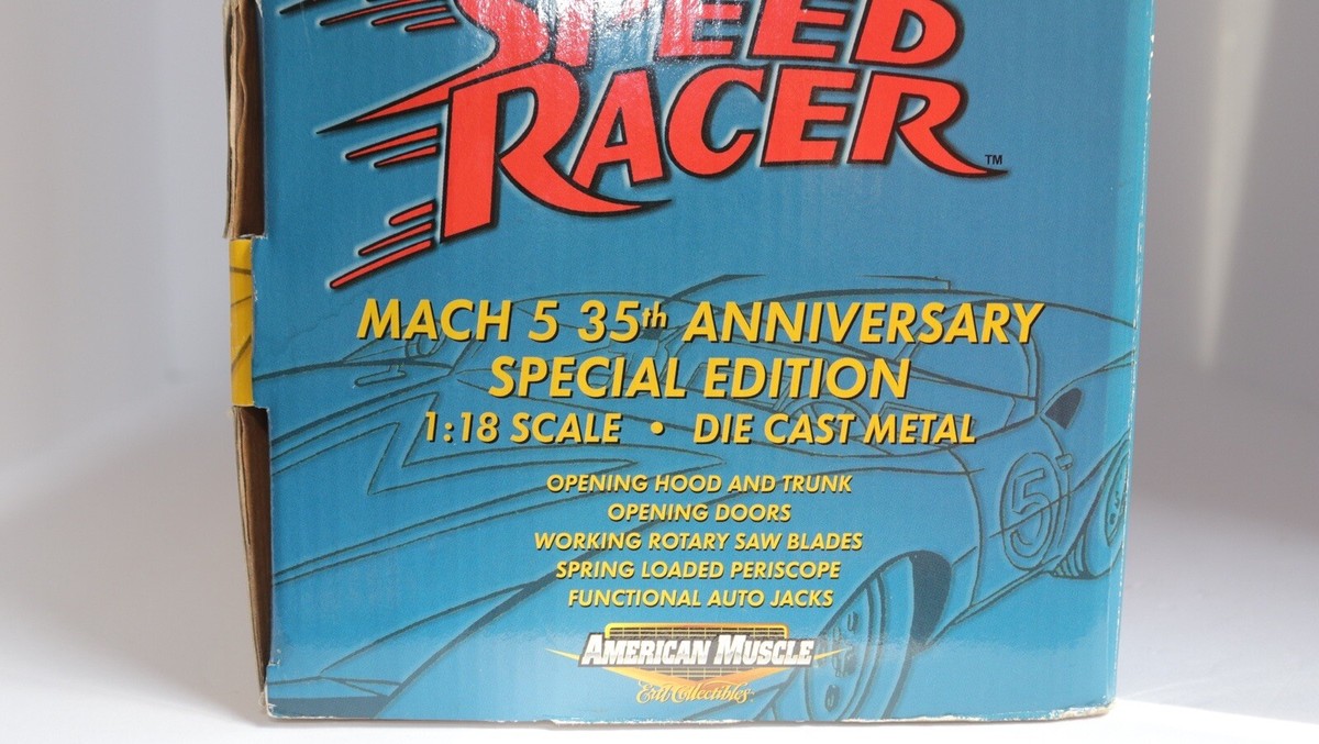 Speed Racer 35th Anniversary Mach 5 - 1:18 American Muscle