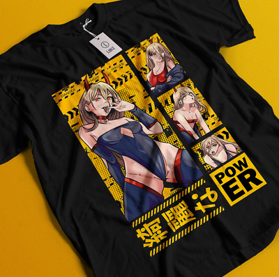 Chainsaw Man Makima T-Shirt Asa Aki Anime Denji Shirt Power Tshirt All Size Tee