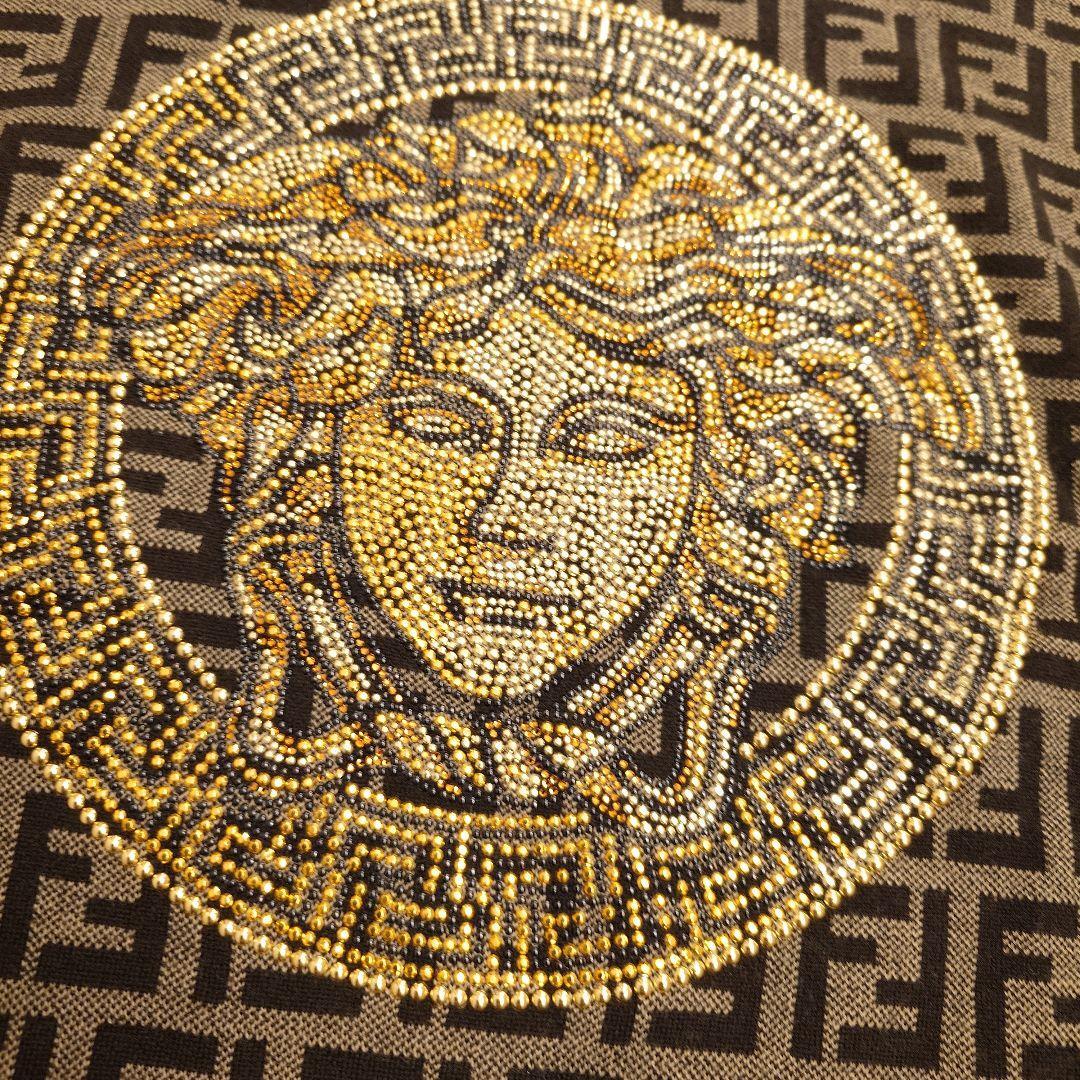 FENDI×VERSACE ズッカメデューサ バロック総柄プリント トレーナー VERSACE × FENDI RARE Fendace Zucca Pattern Medusa Knit | eBay