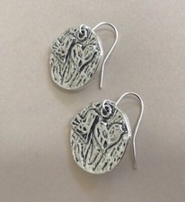 NEW Handcrafted Sundance Charm Artisan jewelry Handmade Earrings Hammered Hearts