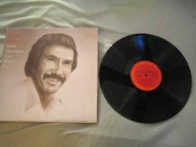 MARTY ROBBINS SOME MEMORIES JUST WON'T DIE LP VINYL ALBUM GOOD CONDITION