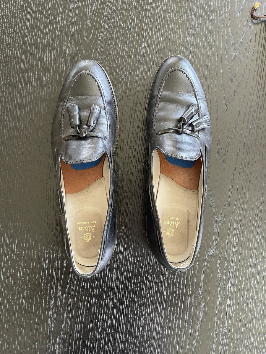 靴 Alden 660 US11D 660 - Tassel Loafer in Black Calfksin – ALDEN SHOES