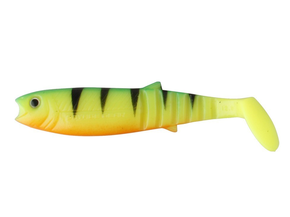 Savage Gear Cannibal Shad – Lot 2 Leurres Souples 15 Cm 33 G, Vert Perle, UV Actif, Parfumé, Pour Poissons Prédateurs