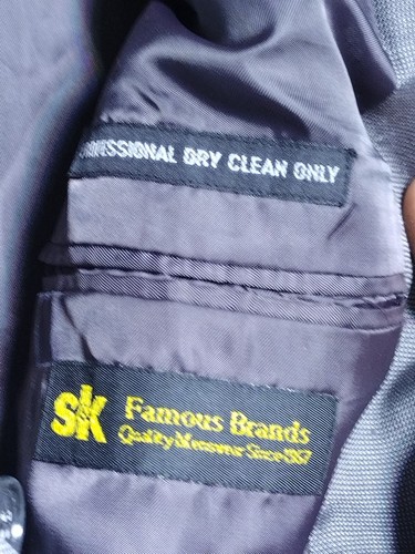 Jones New York Suit Jacket S&K Famous Brands Wool and Silk - Picture 4 of 12