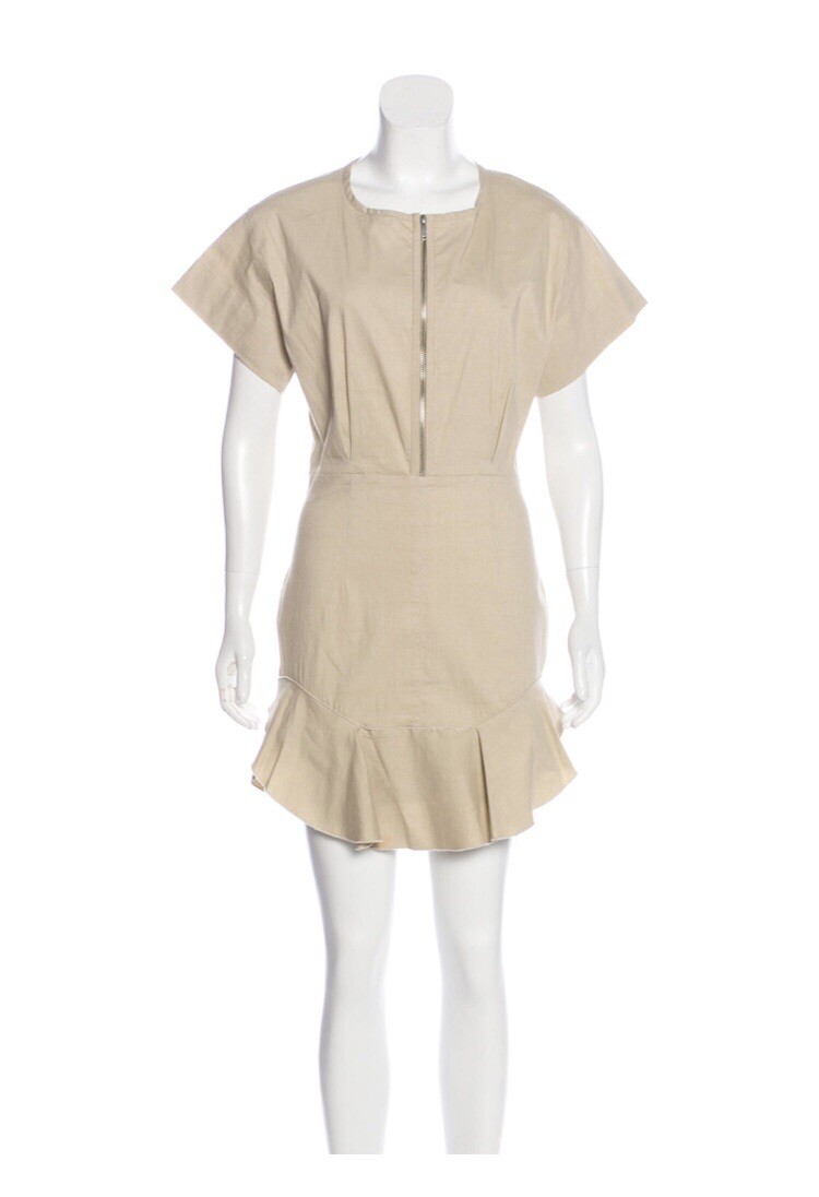 TOILE ISABEL MARANT Linen-Blend Dress Size: M | US8, FR40 | eBay