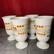 The Toscany Collection Ice Cream Dessert Parfait Bowl Cup Japan Set Of 4 Mousse