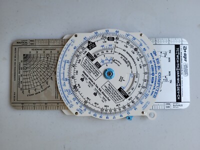 E6-B1 Flight Computer APR Universal Aero Products Research With Manual