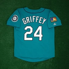 Ken Griffey Jr. 1994 Seattle Mariners 125th Anniv. Alt Teal Jersey Men's (S-3XL)