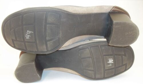 Mocassino donna Naturalizer tacco US 9,5 M pelle marrone beige scamosciato mocassino 621 - Foto 5 di 7