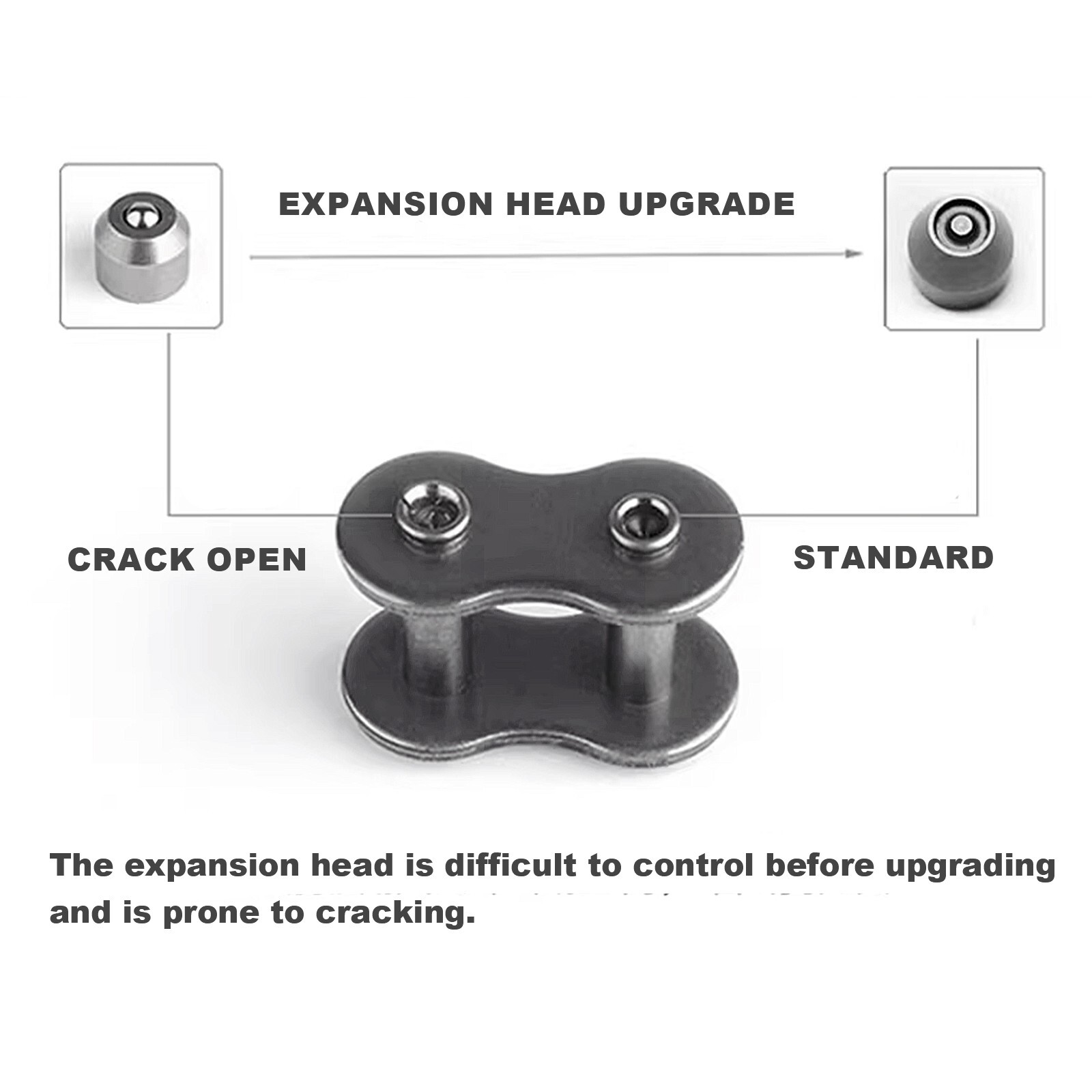 Chain Breaker Rivet Press Tool 08-0470 For 520 525 530 ATV Modification, Black