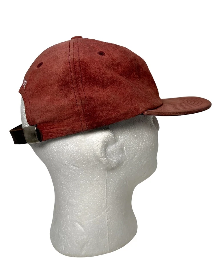 Supreme F/W 2016 Gamuza S Logo Sombrero 6 Paneles Borgoña Foto 4 de 4