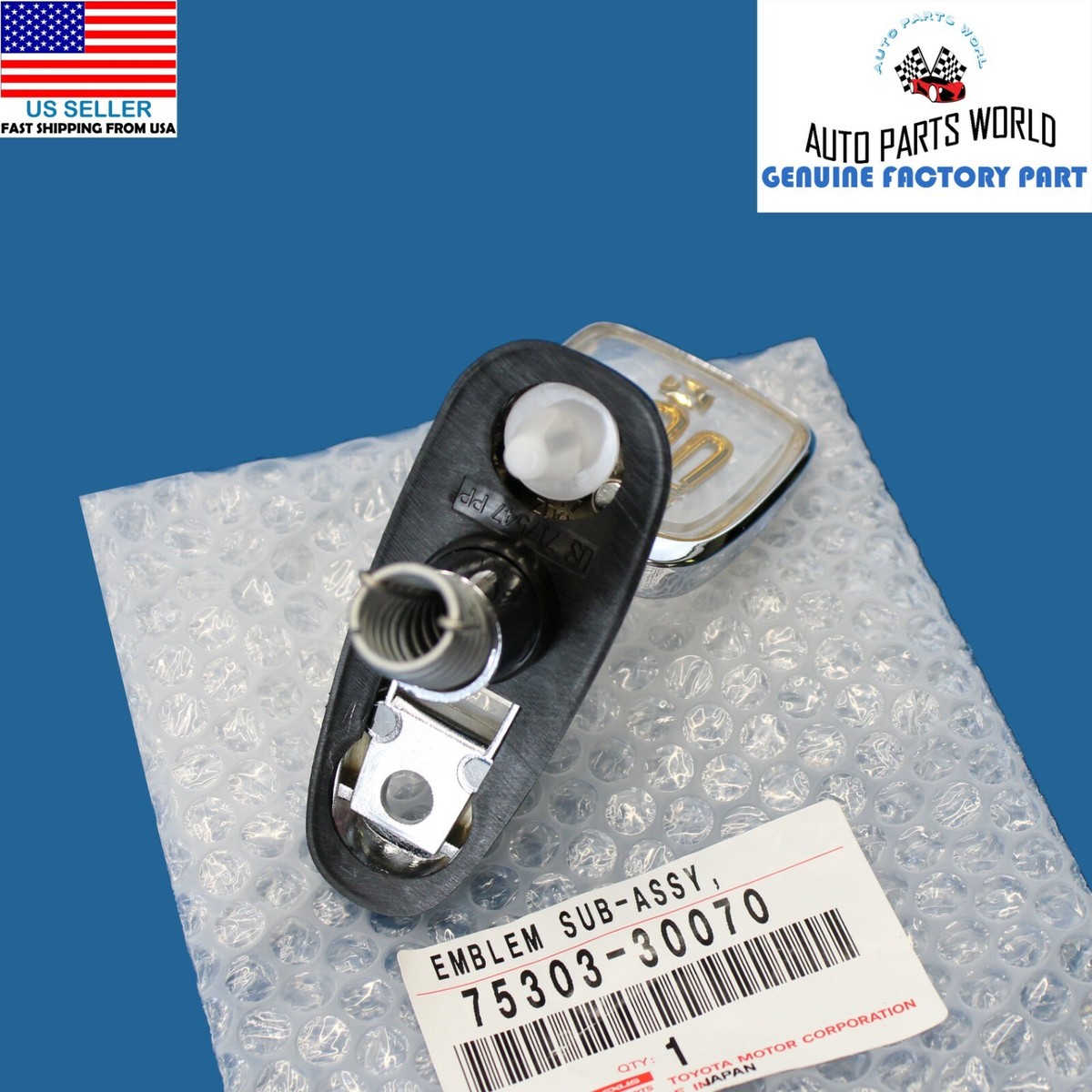 NEW GENUINE OEM TOYOTA CROWN FRONT HOOD LOGO EMBLEM 75303-30070 | eBay