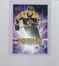 2019-2020 UPPER DECK SERIES 1 HOCKEY PURE ENERGY BRAD MARCHAND #PE-2