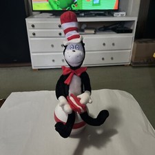 2003 Cat In The Hat Plush Animal Stuffed Talking Dr. Seuss