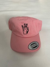 The Classics Embroidered Graphic Pink Baseball Hat One Size