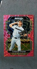 2022 Panini Prizm Draft Picks Neon Pink Velocity #PDP146 Connor Staine Knights