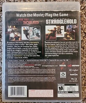 Jeu Xbox 360 Stranglehold Collector's Edition - Steelbook PAL FR - Très Bon état