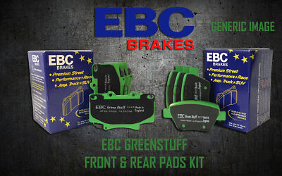 New Ebc Greenstuff Front And Rear Brake Pads Kit Performance Pads 