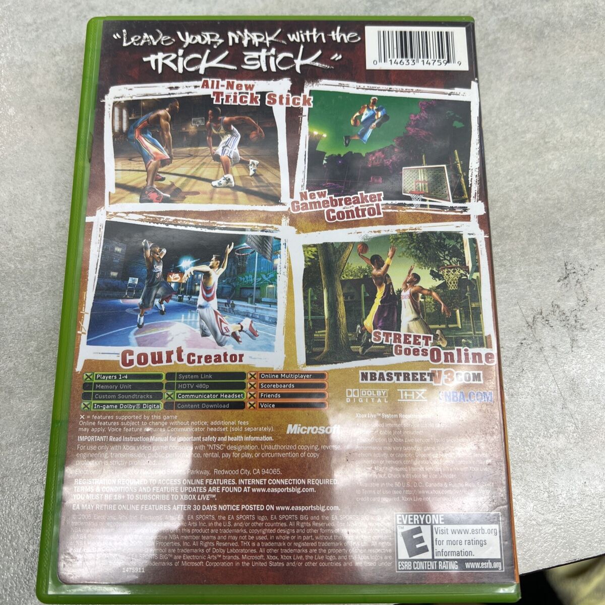 NBA Street Vol. 3 (Microsoft Xbox, 2005) Complete! FREE NBA Street Vol. 3 (Microsoft Xbox, 2005) Complete! FREE