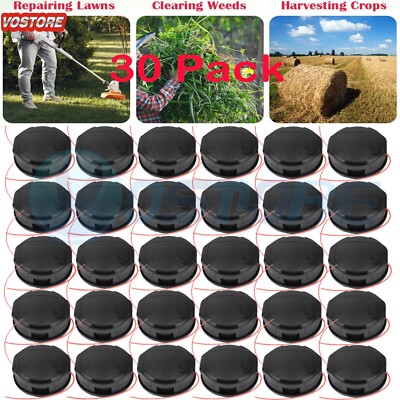 30 Pack Trimmer Head for Echo SRM-225 210 SRM-230 Speed Feed 400 Echo Weed Eater