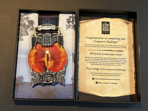 Virtual Conqueror Challenge : The Lord Of The Rings - Complete Set Of 5 - Picture 11 of 12