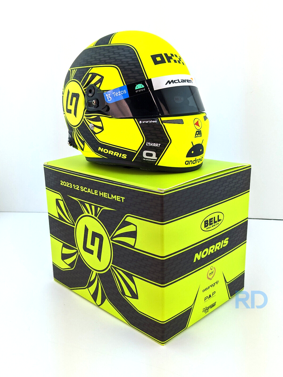 2023 Lando Norris McLaren Mini Helmet - 1:2 Scale Bell F1 Helmet - Model 4100227 | eBay 2023 Lando Norris McLaren Mini Helmet - 1:2 Scale Bell F1 Helmet - Model 4100227 | eBay